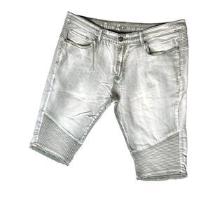Mens Raw X Jean Shorts 36x30 standard fit